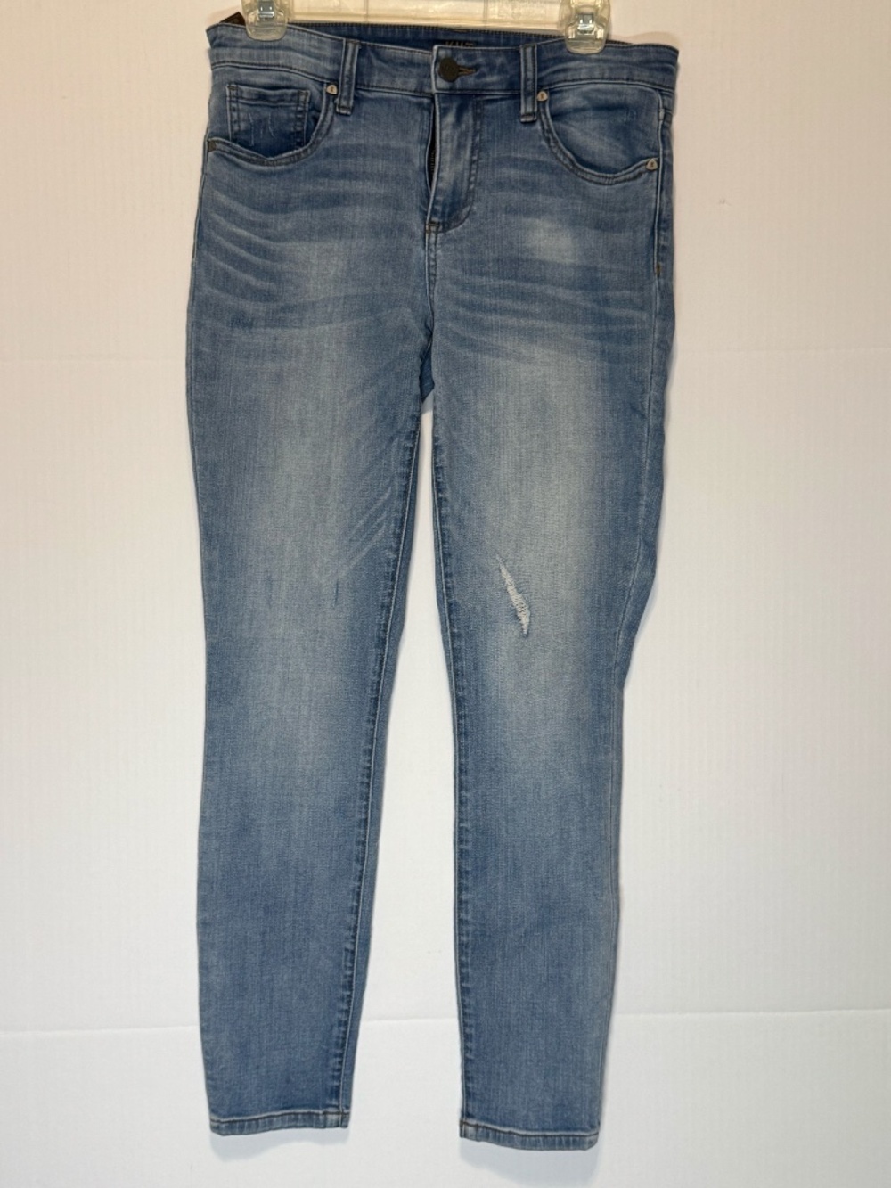 KUT from the Kloth KUT Skinny Jeans Size 6 Light Wash Distressed Stretch Denim